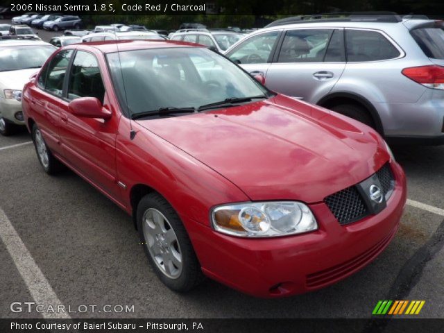 2006 Nissan Sentra 1.8 S in Code Red
