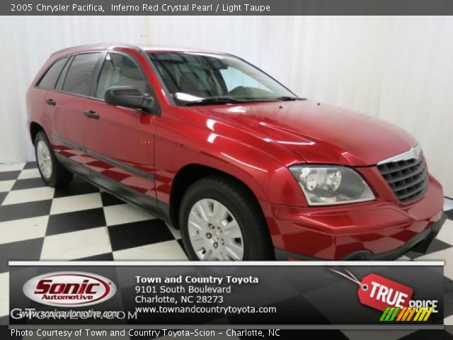2005 Chrysler Pacifica  in Inferno Red Crystal Pearl