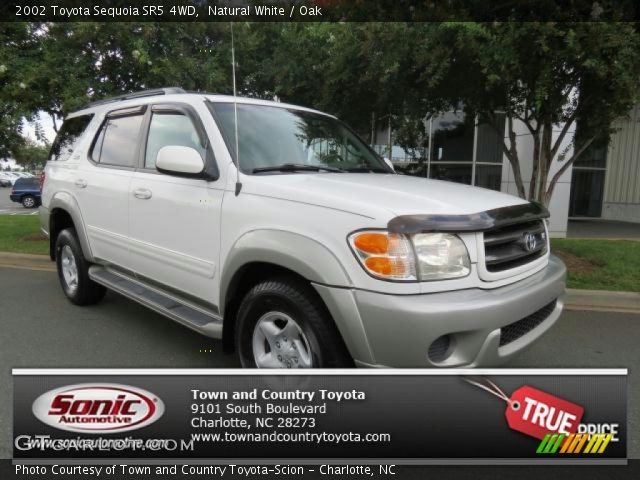 2002 Toyota Sequoia SR5 4WD in Natural White