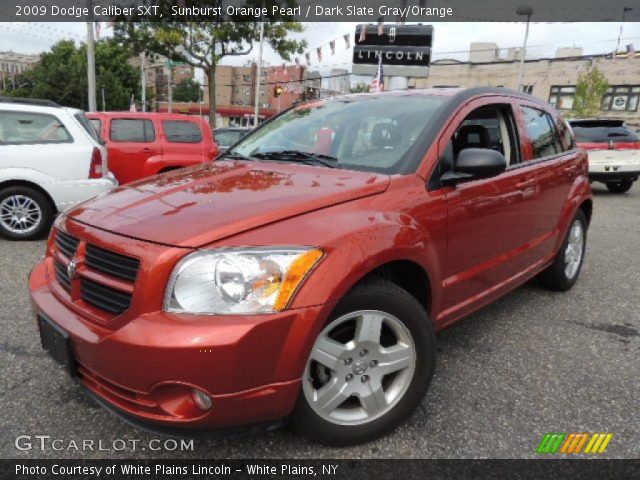 2009 Dodge Caliber SXT in Sunburst Orange Pearl