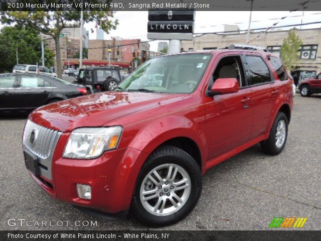 2010 Mercury Mariner V6 Premier 4WD in Sangria Red Metallic
