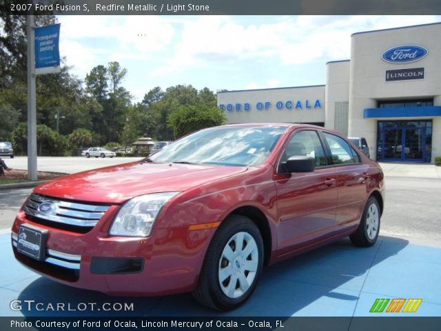 2007 Ford Fusion S in Redfire Metallic