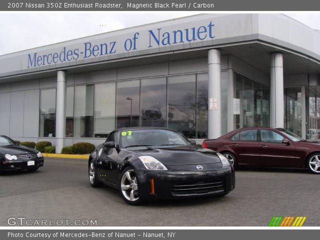 2007 Nissan 350Z Enthusiast Roadster in Magnetic Black Pearl