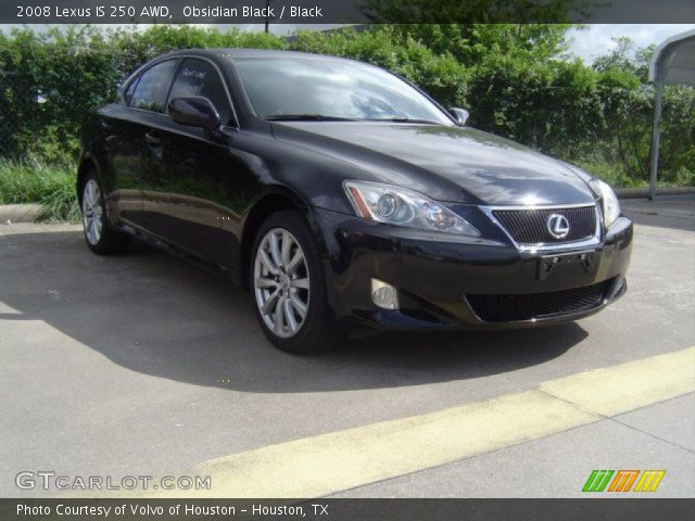 2008 Lexus IS 250 AWD in Obsidian Black