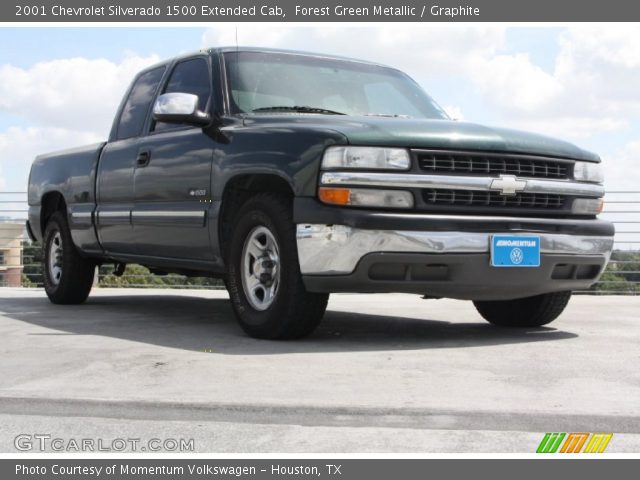 2001 Chevrolet Silverado 1500 Extended Cab in Forest Green Metallic