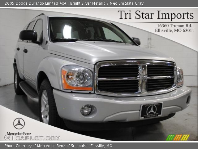 2005 Dodge Durango Limited 4x4 in Bright Silver Metallic