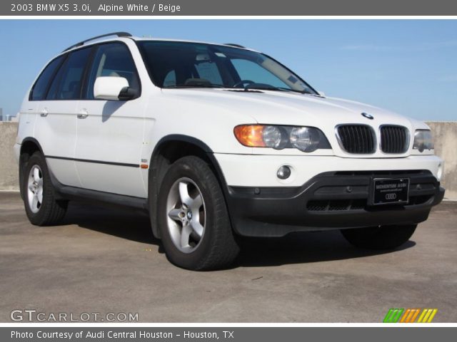 2003 BMW X5 3.0i in Alpine White