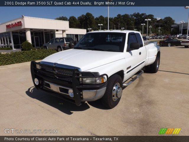 2001 Dodge Ram 3500 SLT Quad Cab 4x4 Dually in Bright White