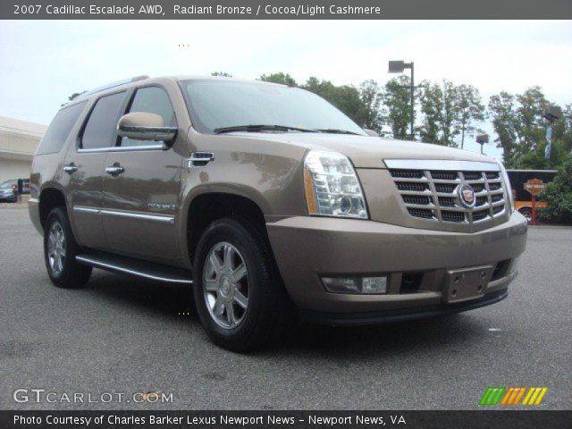 2007 Cadillac Escalade AWD in Radiant Bronze