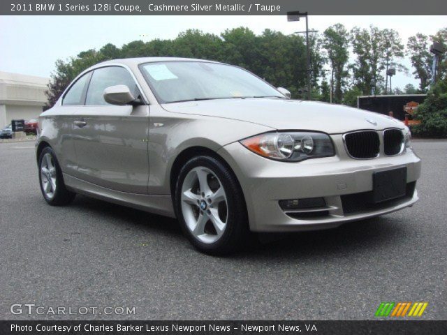 2011 BMW 1 Series 128i Coupe in Cashmere Silver Metallic