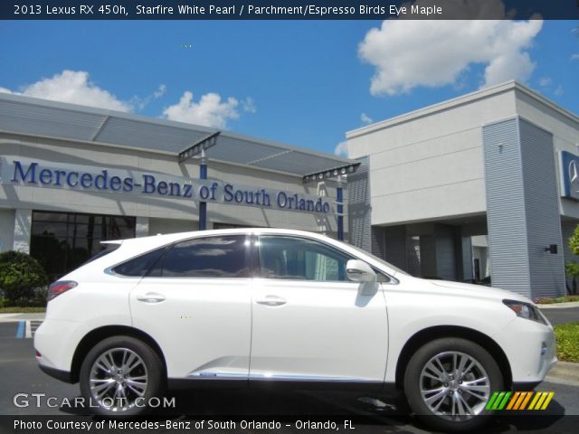 2013 Lexus RX 450h in Starfire White Pearl