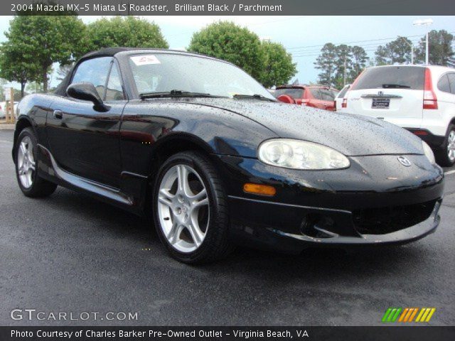2004 Mazda MX-5 Miata LS Roadster in Brilliant Black