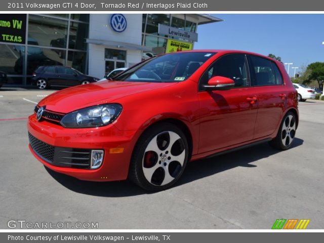 2011 Volkswagen GTI 4 Door in Tornado Red