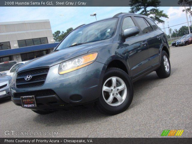 2008 Hyundai Santa Fe GLS in Steel Gray