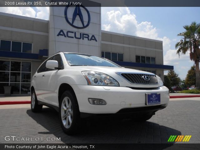 2008 Lexus RX 350 in Crystal White