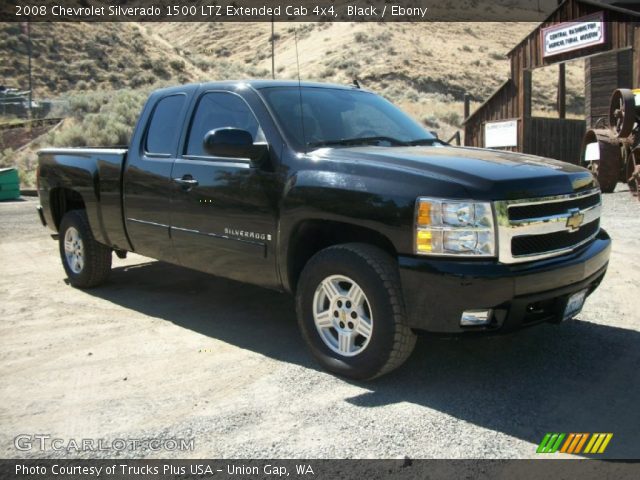 2008 Chevrolet Silverado 1500 LTZ Extended Cab 4x4 in Black