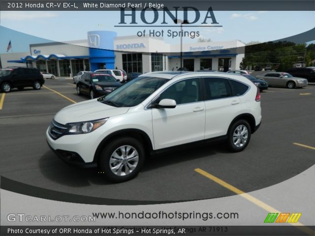 2012 Honda CR-V EX-L in White Diamond Pearl