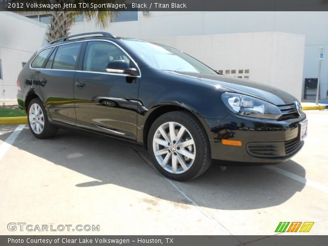 2012 Volkswagen Jetta TDI SportWagen in Black