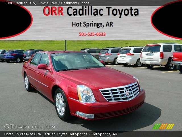 2008 Cadillac DTS  in Crystal Red