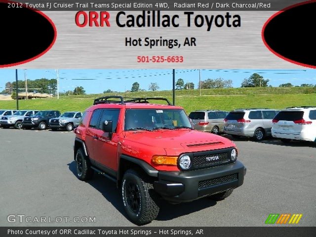 2012 Toyota FJ Cruiser Trail Teams Special Edition 4WD in Radiant Red