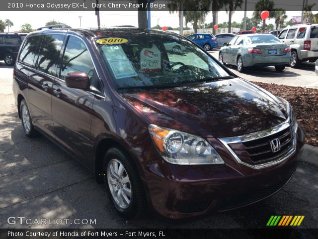 2010 Honda Odyssey EX-L in Dark Cherry Pearl
