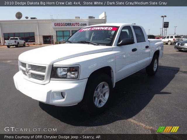 2010 Dodge Dakota Big Horn Crew Cab 4x4 in Stone White