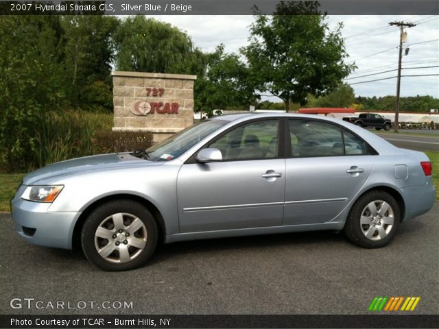 2007 Hyundai Sonata GLS in Silver Blue