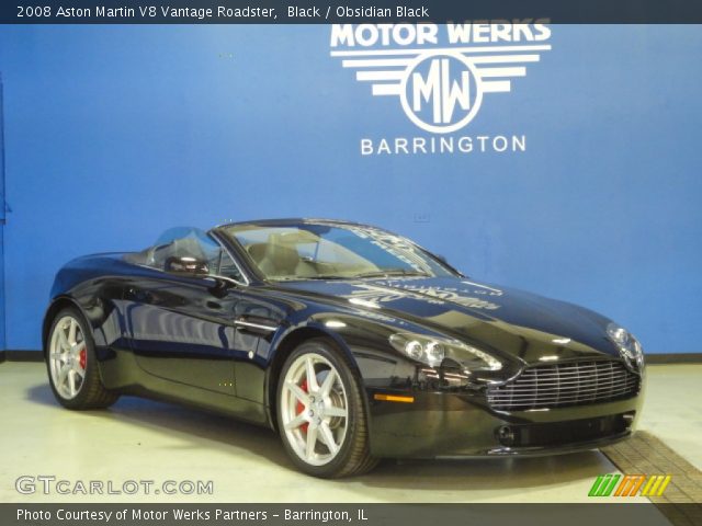 2008 Aston Martin V8 Vantage Roadster in Black