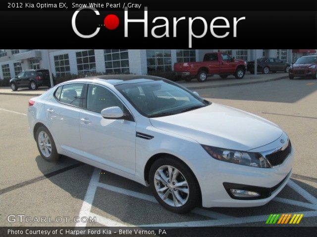 2012 Kia Optima EX in Snow White Pearl