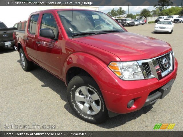 2012 Nissan Frontier SV Crew Cab in Lava Red