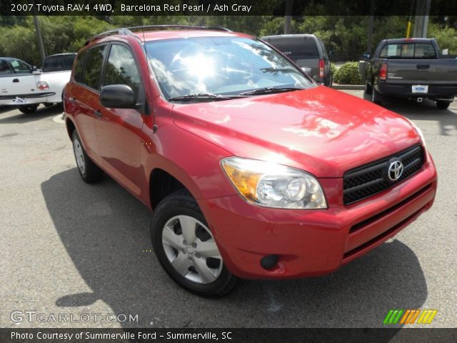 2007 Toyota RAV4 4WD in Barcelona Red Pearl