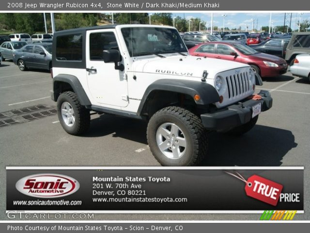 2008 Jeep Wrangler Rubicon 4x4 in Stone White