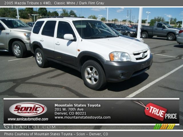 2005 Mazda Tribute s 4WD in Classic White