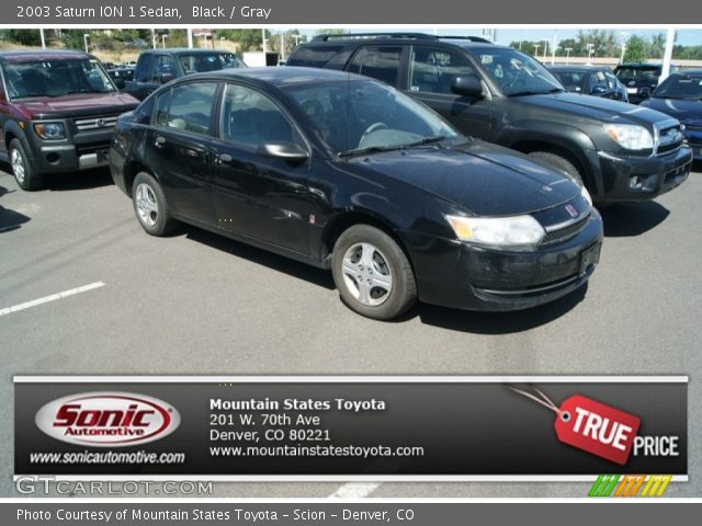 2003 Saturn ION 1 Sedan in Black