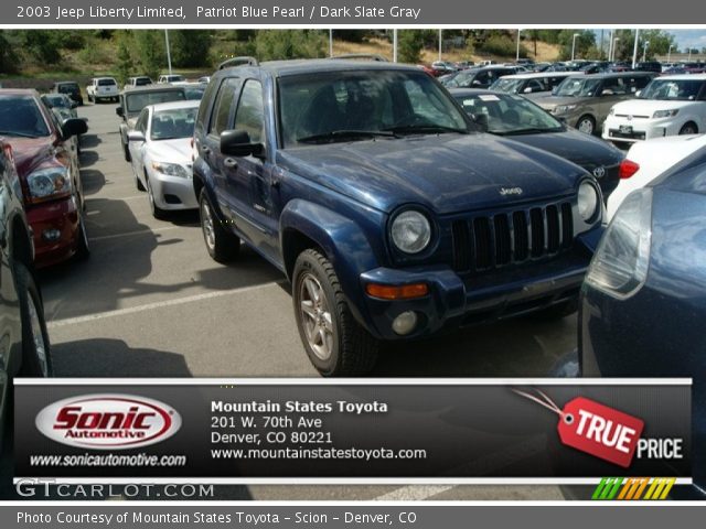 2003 Jeep Liberty Limited in Patriot Blue Pearl