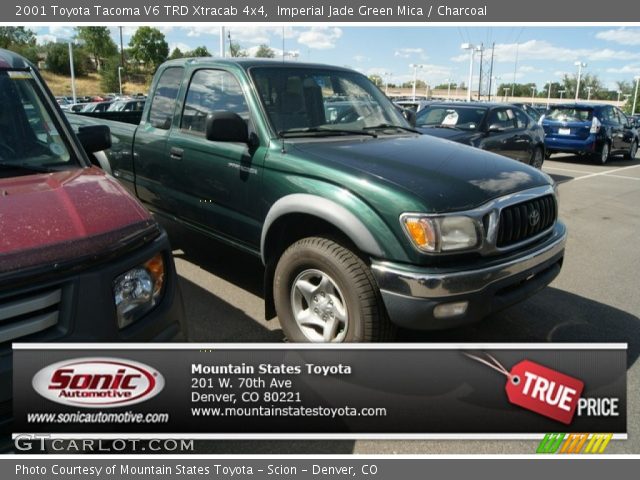 2001 Toyota Tacoma V6 TRD Xtracab 4x4 in Imperial Jade Green Mica