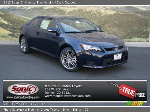 2013 Scion tC  in Nautical Blue Metallic