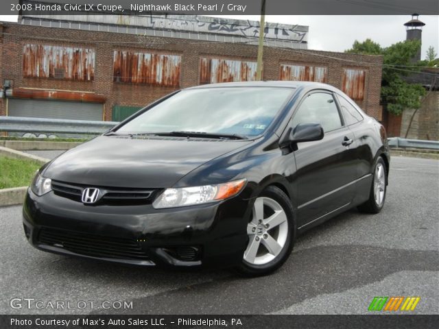 2008 Honda Civic LX Coupe in Nighthawk Black Pearl