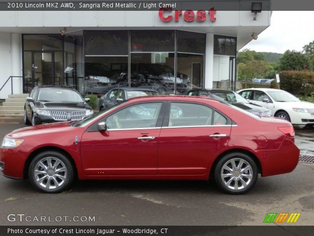 2010 Lincoln MKZ AWD in Sangria Red Metallic