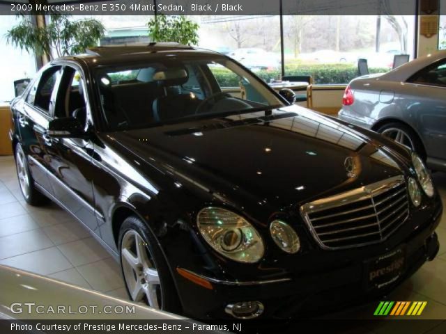 2009 Mercedes-Benz E 350 4Matic Sedan in Black