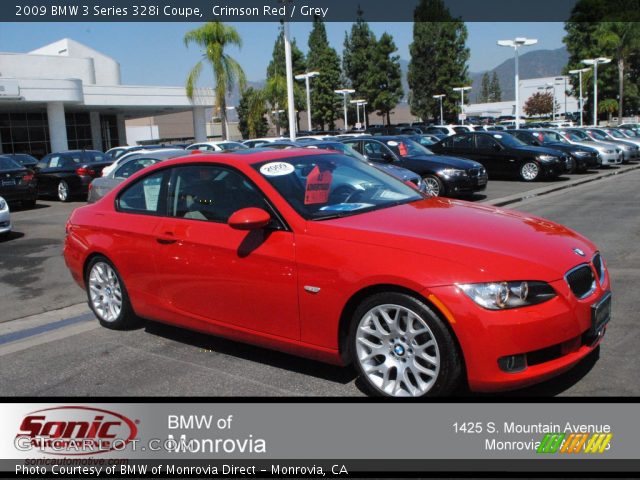 2009 BMW 3 Series 328i Coupe in Crimson Red