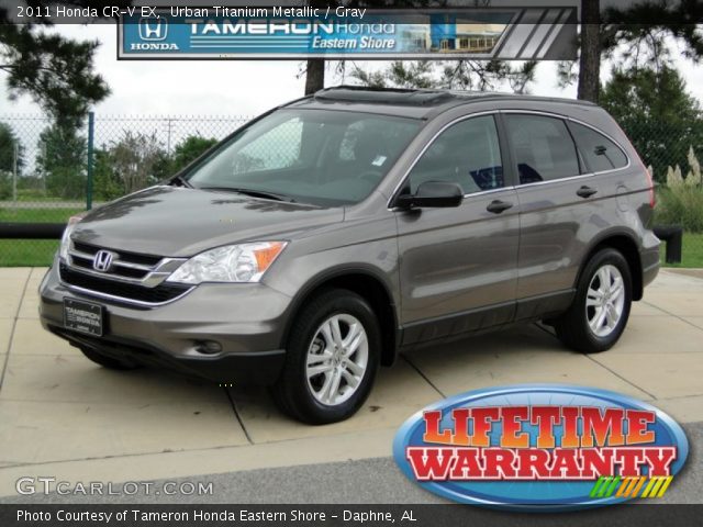 2011 Honda CR-V EX in Urban Titanium Metallic
