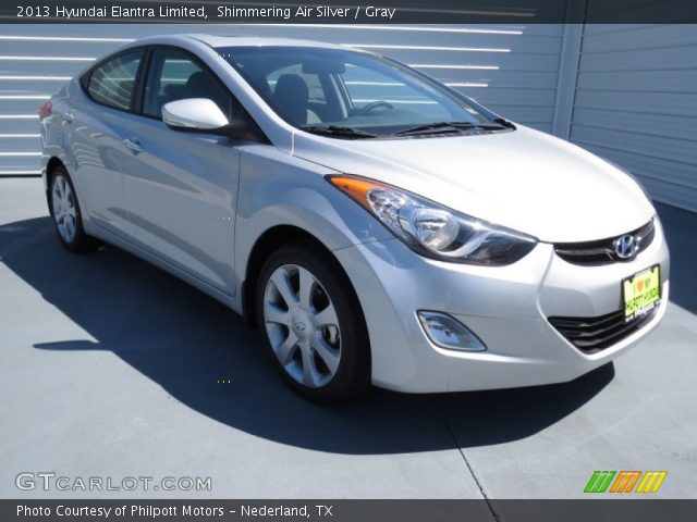 2013 Hyundai Elantra Limited in Shimmering Air Silver