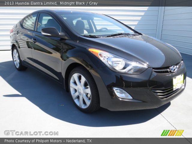 2013 Hyundai Elantra Limited in Midnight Black