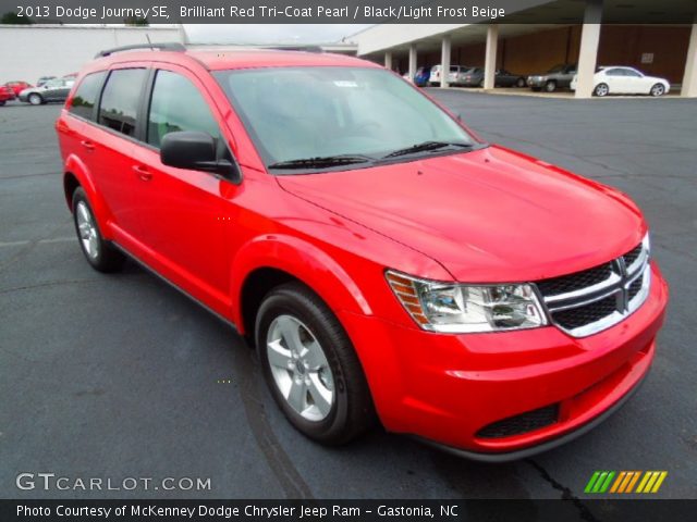 2013 Dodge Journey SE in Brilliant Red Tri-Coat Pearl