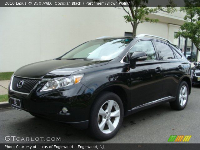 2010 Lexus RX 350 AWD in Obsidian Black