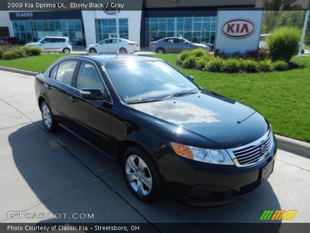 2009 Kia Optima LX in Ebony Black