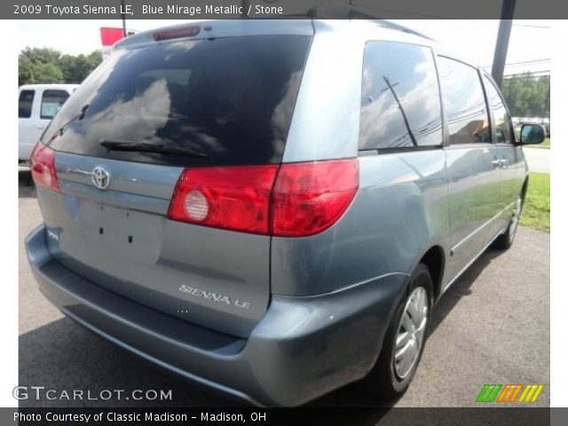 2009 Toyota Sienna LE in Blue Mirage Metallic