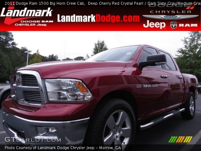 2011 Dodge Ram 1500 Big Horn Crew Cab in Deep Cherry Red Crystal Pearl