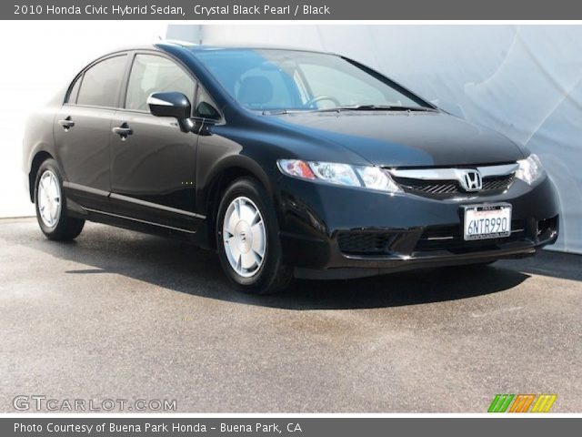Honda civic hybrid 2010 black #5